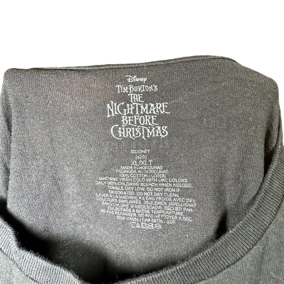 Nightmare Before Christmas Christmas Long Sleeve Aloo Over Print Shirt XL - Picture 5 of 5